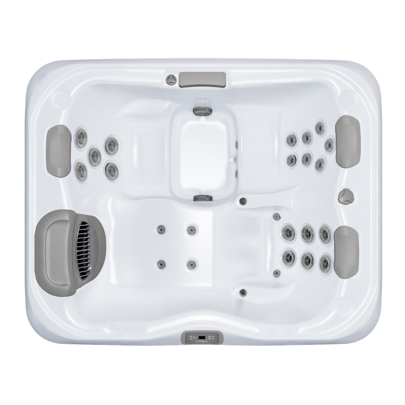 Bullfrog Spas X5L Choice Whirlpool für 3 Personen 213x173x79cm Coastal Grey