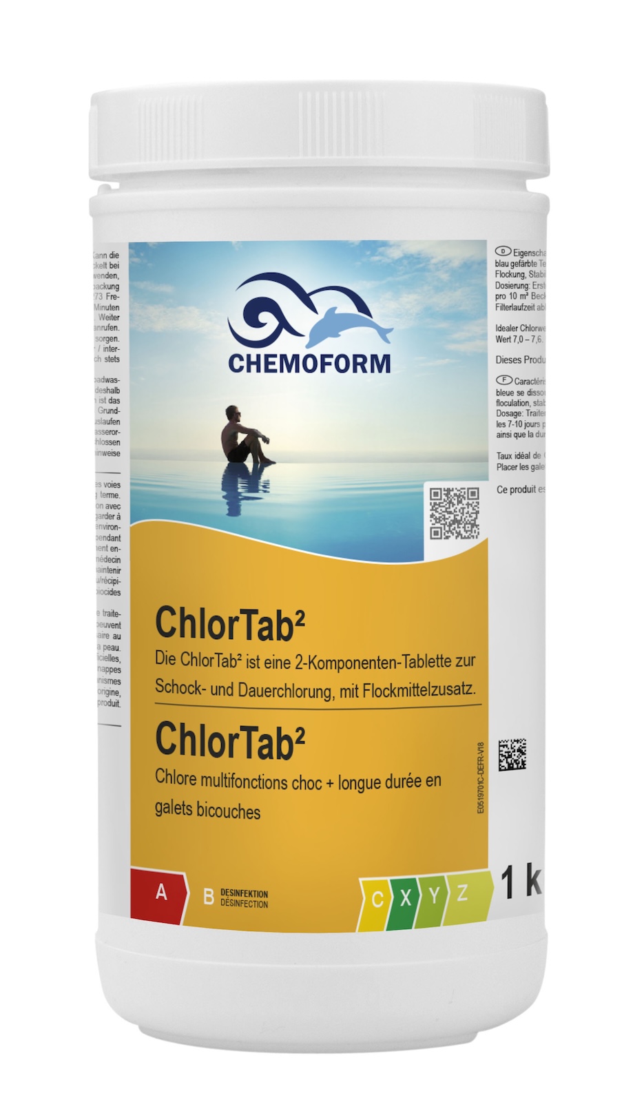 Chemoform Chlor Tab² 250g 2-Phasen-Multifunktionstablette 1 kg Chemoform Chlor Tab² 250g 2-Phasen-Multifunktionstablette 1 kg