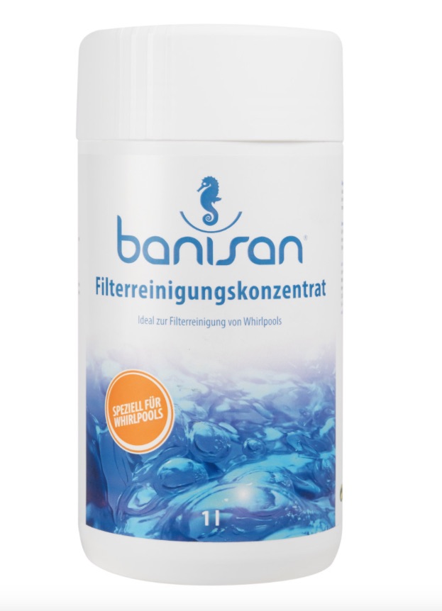 Banisan Filterreinigungskonzentrat 1 L Filterreinigung für Whirlpools 1000 ml Banisan Filterreinigungskonzentrat 1 L Filterreinigung für Whirlpools 1000 ml