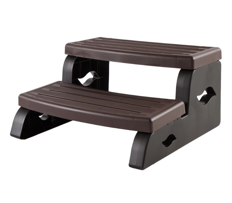 Leisure Concepts DuraStep II Espresso für Whirlpools Einstiegstreppe DuraStep 2 Whirlpooltreppe
