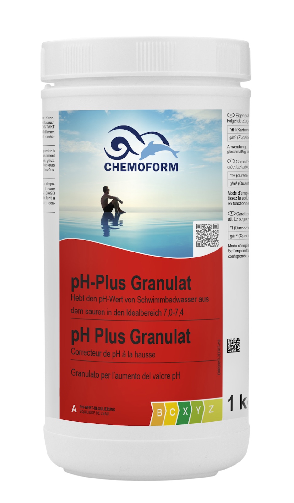 Chemoform pH Plus Granulat 1 kg schnell löslich zum Anheben des pH Wertes Chemoform pH Plus Granulat 1 kg schnell löslich zum Anheben des pH Wertes