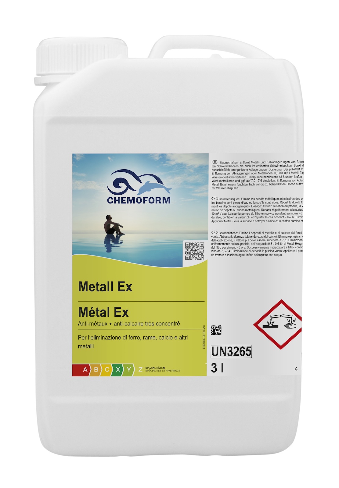 Chemoform Metall Ex 3 l Entfernung von Metallionen im Wasser Eisenentfernung Chemoform Metall Ex 3 l Entfernung von Metallionen im Wasser Eisenentfernung