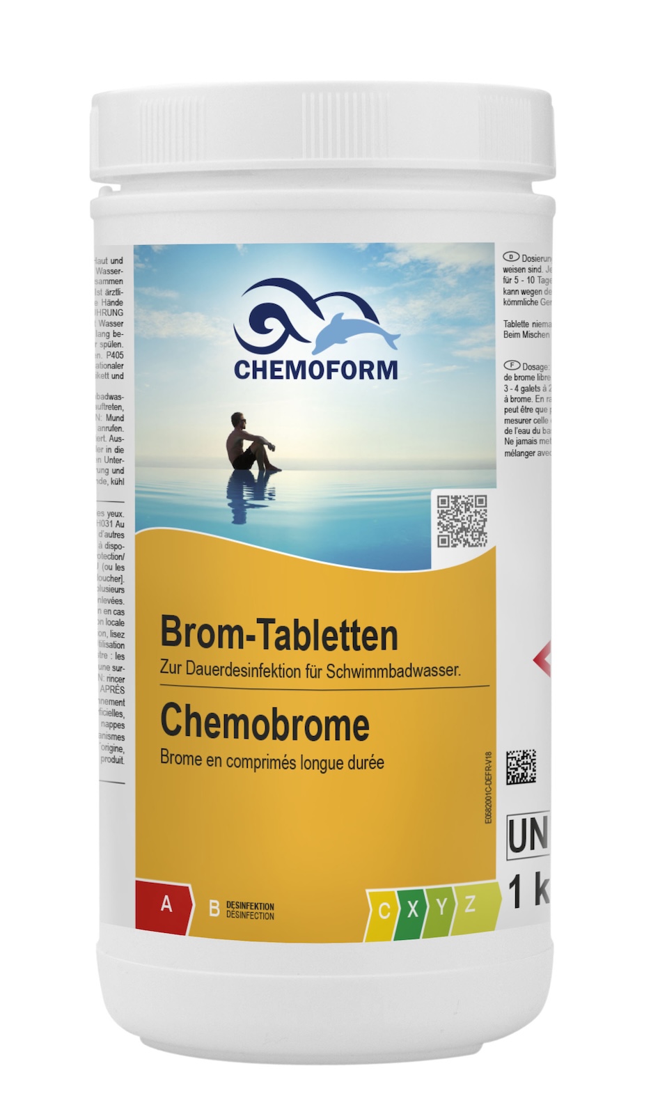 Chemoform Brom-Tabletten 20 g Desinfektion ohne Chlor Bromtabletten 1 kg