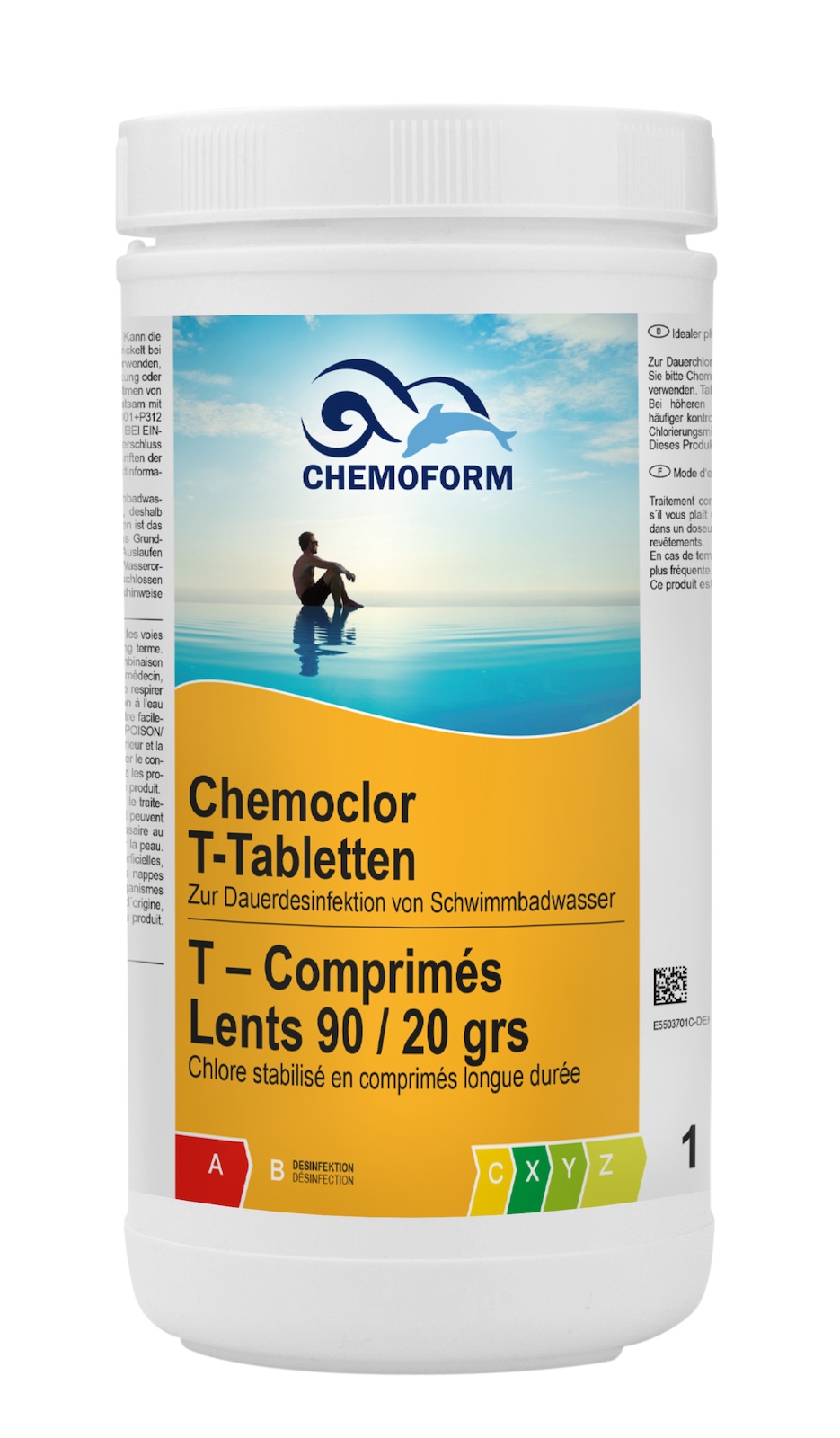 Chemoform Chemoclor T-Tabletten 20 g Chlortabletten zur Dauerdesinfektion 1 kg Chemoform Chemoclor T-Tabletten 20 g Chlortabletten zur Dauerdesinfektion 1 kg