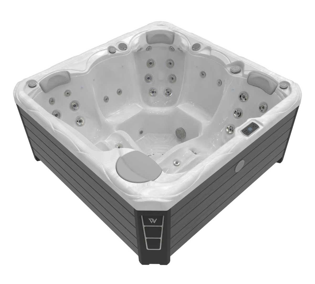 Wellis Budapest Life Whirlpool Außenwhirlpool 200x200x89cm für 5 Personen inkl. Thermocover Wellis Budapest Life Whirlpool Außenwhirlpool 200x200x89cm für 5 Personen inkl. Thermocover