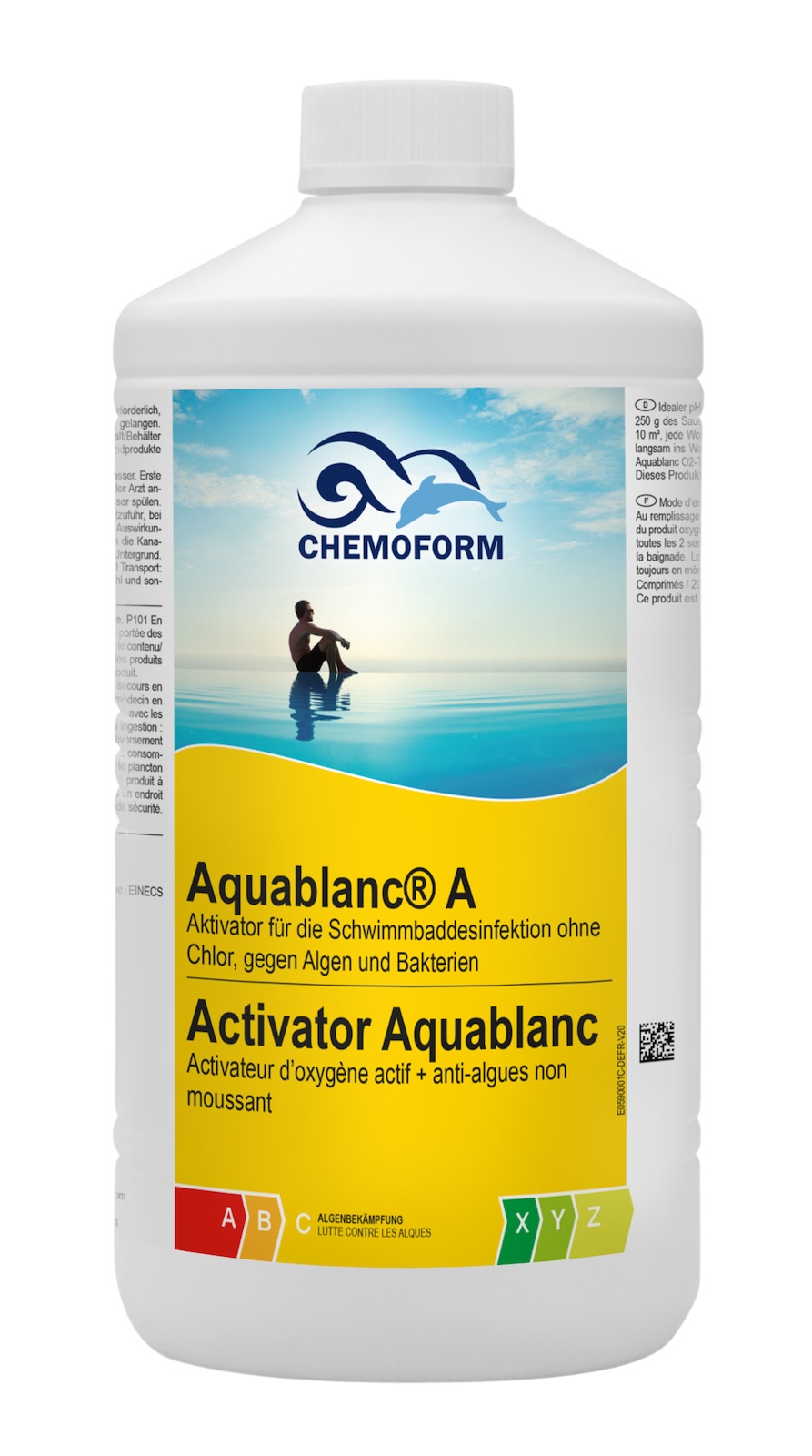 Chemoform Aquablanc A 1 l Aktivator Algizid Aktivierung Sauerstoffdesinfektion Chemoform Aquablanc A 1 l Aktivator Algizid Aktivierung Sauerstoffdesinfektion